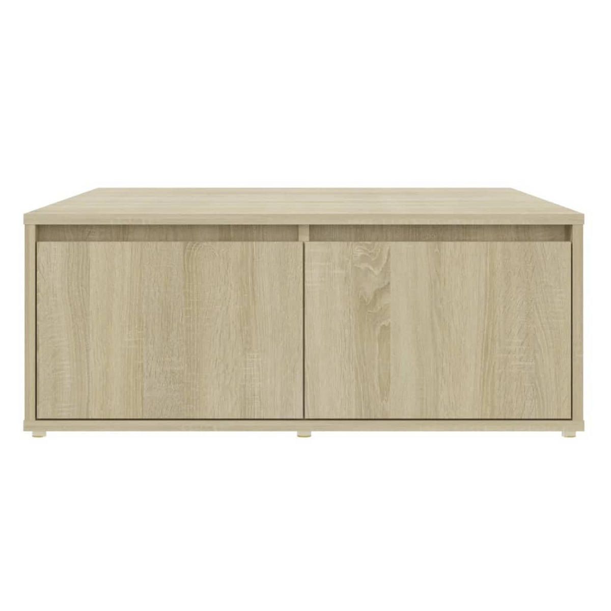 COUCHTISCH Sonoma-Eiche 80x80x31 cm Holzwerkstoff - Braun, Holzwerkstoff (80/80/31cm) - furnicato
