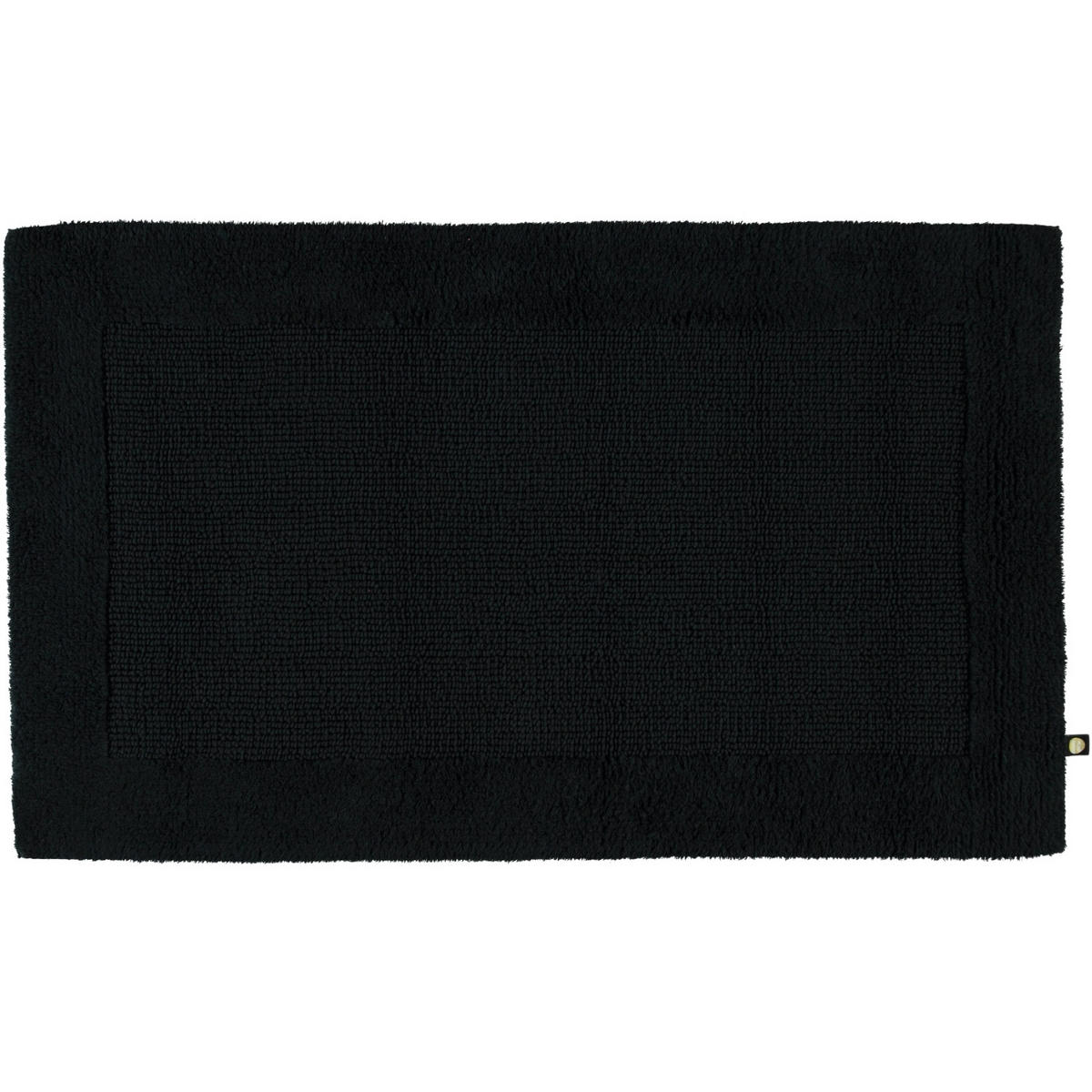 BADTEPPICHE PRESTIGE SCHWARZ - 15 - Schwarz, Textil (80/160cm) - Rhomtuft