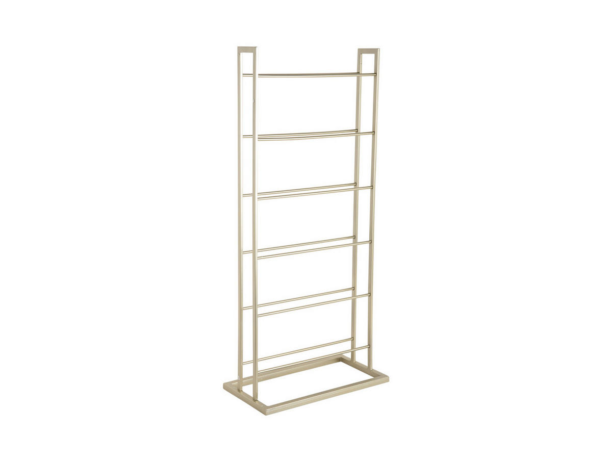 WEINREGAL Single Floor 38/20/84 cm - Goldfarben, Metall (20/84/38cm) - Present Time