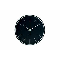 WANDUHR Design Schwarz 31/31 cm - Schwarz, Glas/Holzwerkstoff (0.94/30.5/4cm) - ONZENO