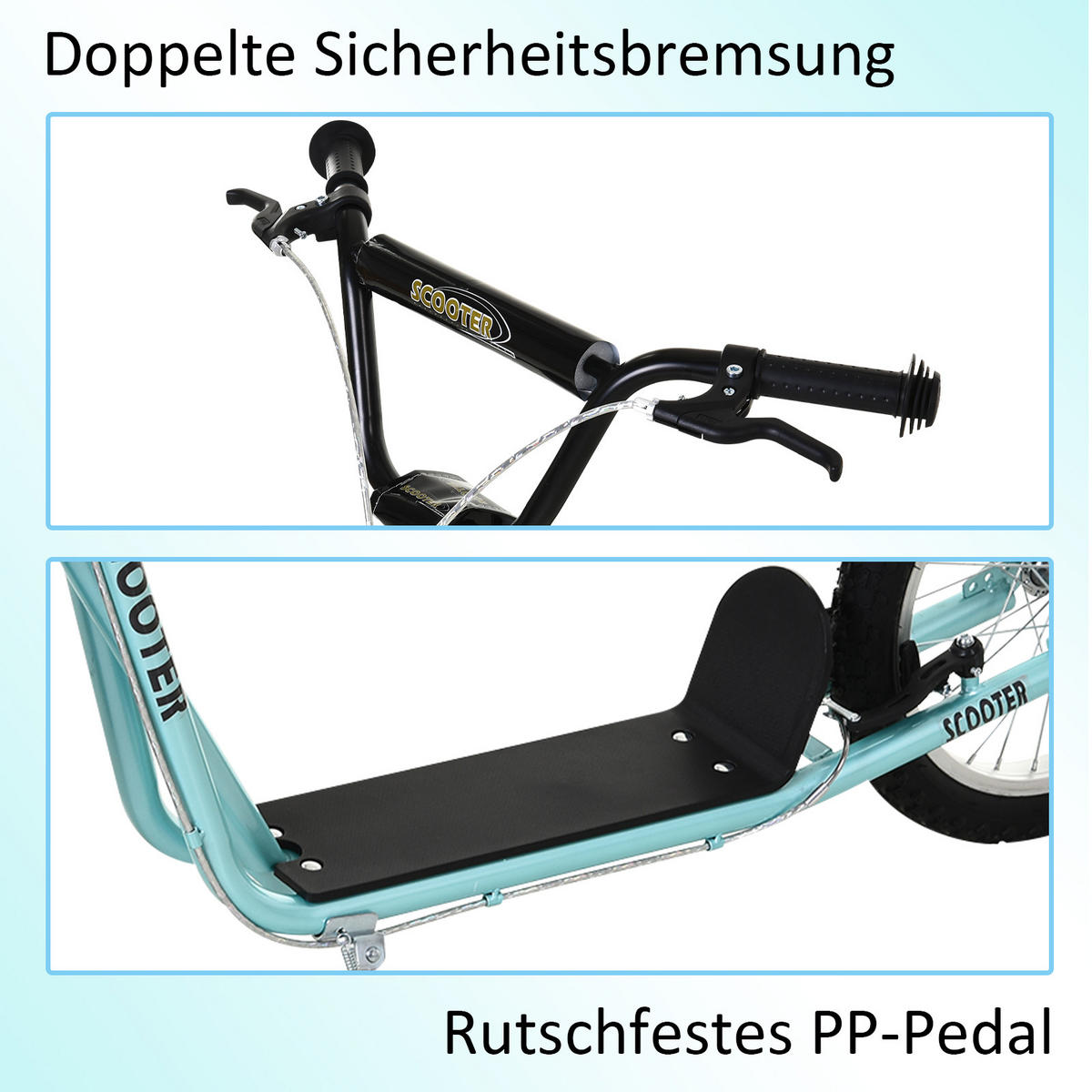 TROTTINETT 16 Zoll Blau - Blau, Kunststoff/Metall (96/139/58cm) - Jamb