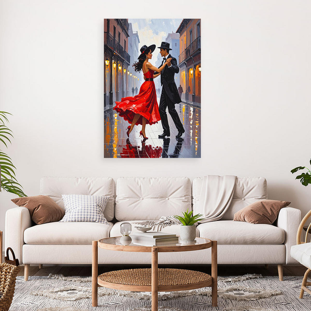 LEINWANDBILD Menschen & Charaktere 60x90cm - Multicolor, Textil (60/90cm) - Feeby