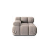 MODUL links Bellis aus Samt beige - Beige, Textil (94/70/94cm) - Micadoni