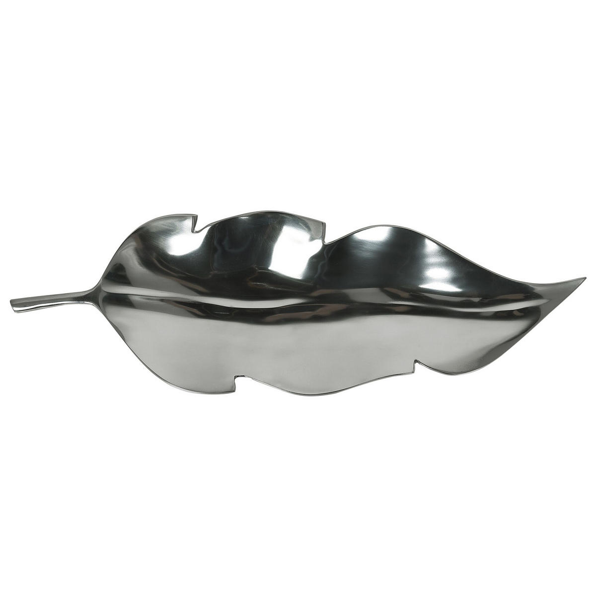 DEKOSCHALE Aluminium silber Amrus - Silberfarben, Metall (4cm) - Beliani