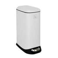 MÜLLEIMER TS12 12L Weiß - Weiß, Metall (20/47/35cm) - SVITA