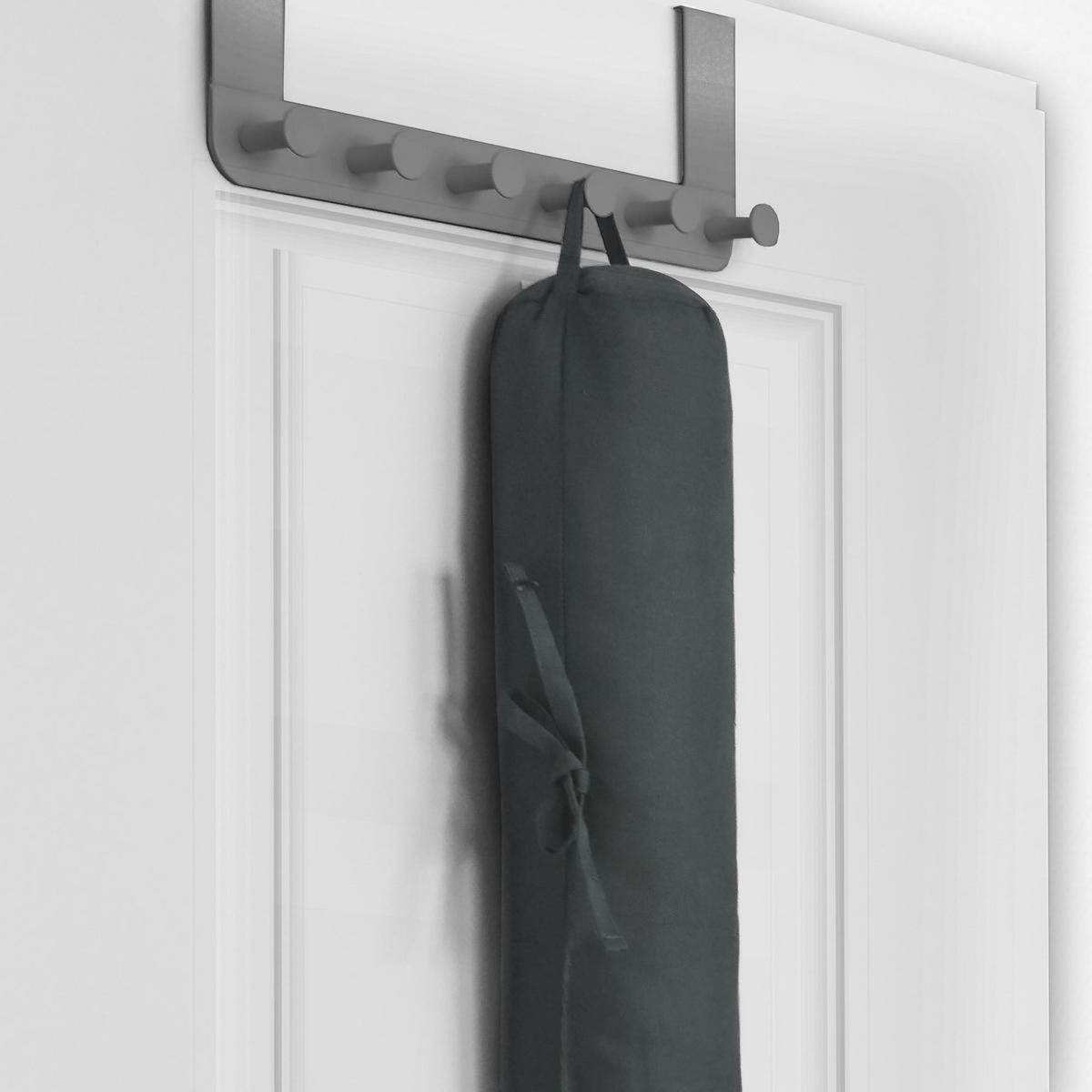 ZUGLUFTSTOPPER Viento 10x100cm Anthrazit - Anthrazit, Textil (10/100cm) - Beautissu 