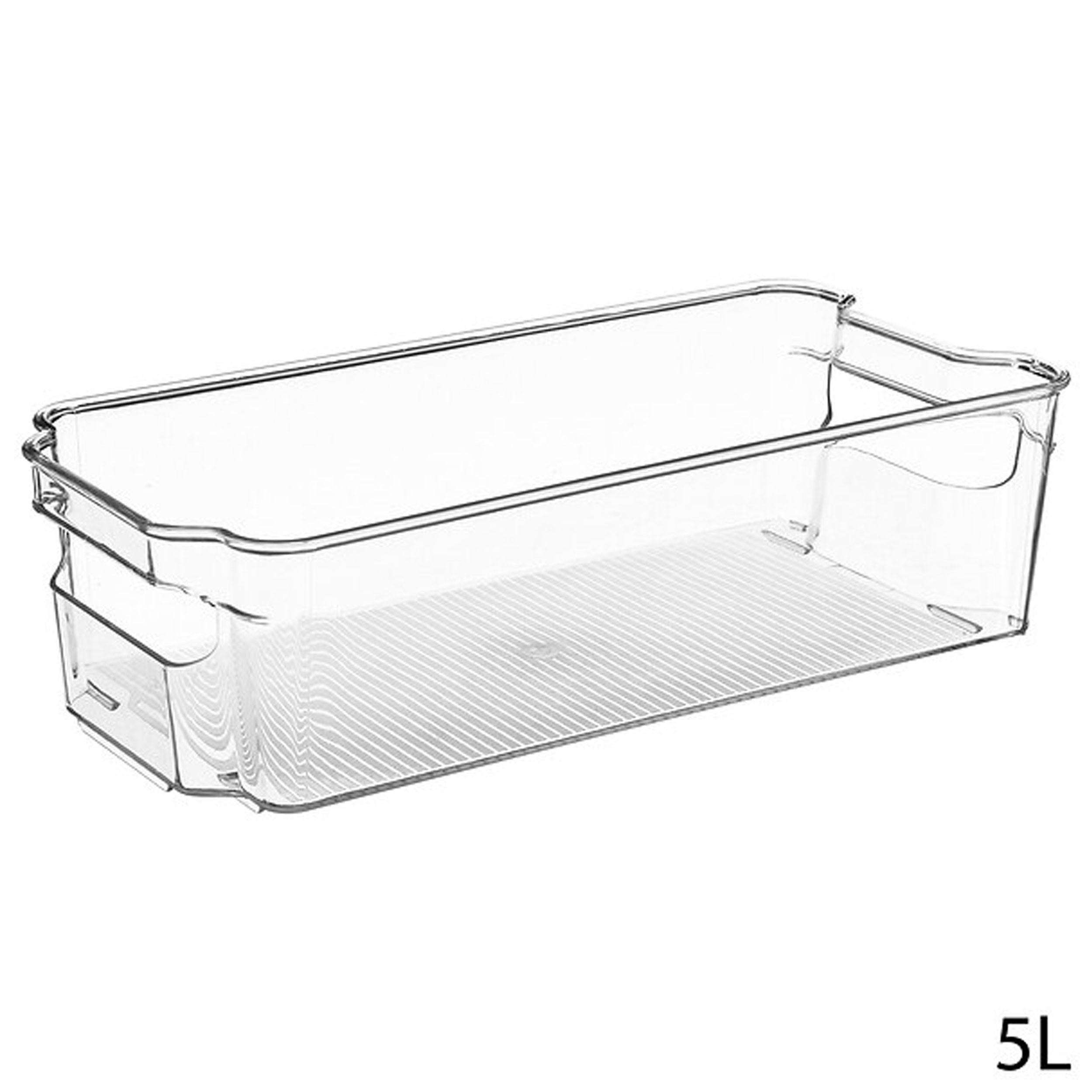 KÜHLSCHRANK-AUFBEWAHRUNGSBOX Smart Fridge, PET-Kunststoff, Transparent, 5 L - Transparent, Kunststoff (15.6/8.8/31.5cm) - 5five Simply Smart
