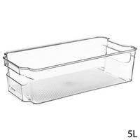 KÜHLSCHRANK-AUFBEWAHRUNGSBOX Smart Fridge, PET-Kunststoff, Transparent, 5 L - Transparent, Kunststoff (15.6/8.8/31.5cm) - 5five Simply Smart