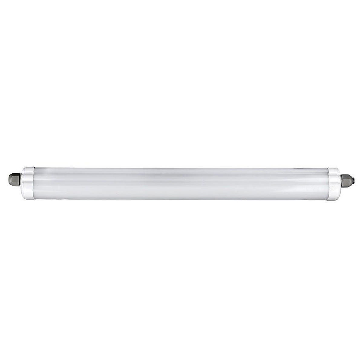 LED DECKENLEUCHTE Grau Kunststoff - Grau, Kunststoff (120/6.5/5.8cm)