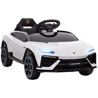 ELEKTRO-KINDERAUTO DE-13091 2 Motoren Weiß - Weiß, Kunststoff (101.5/49/43cm) - ComfortXL