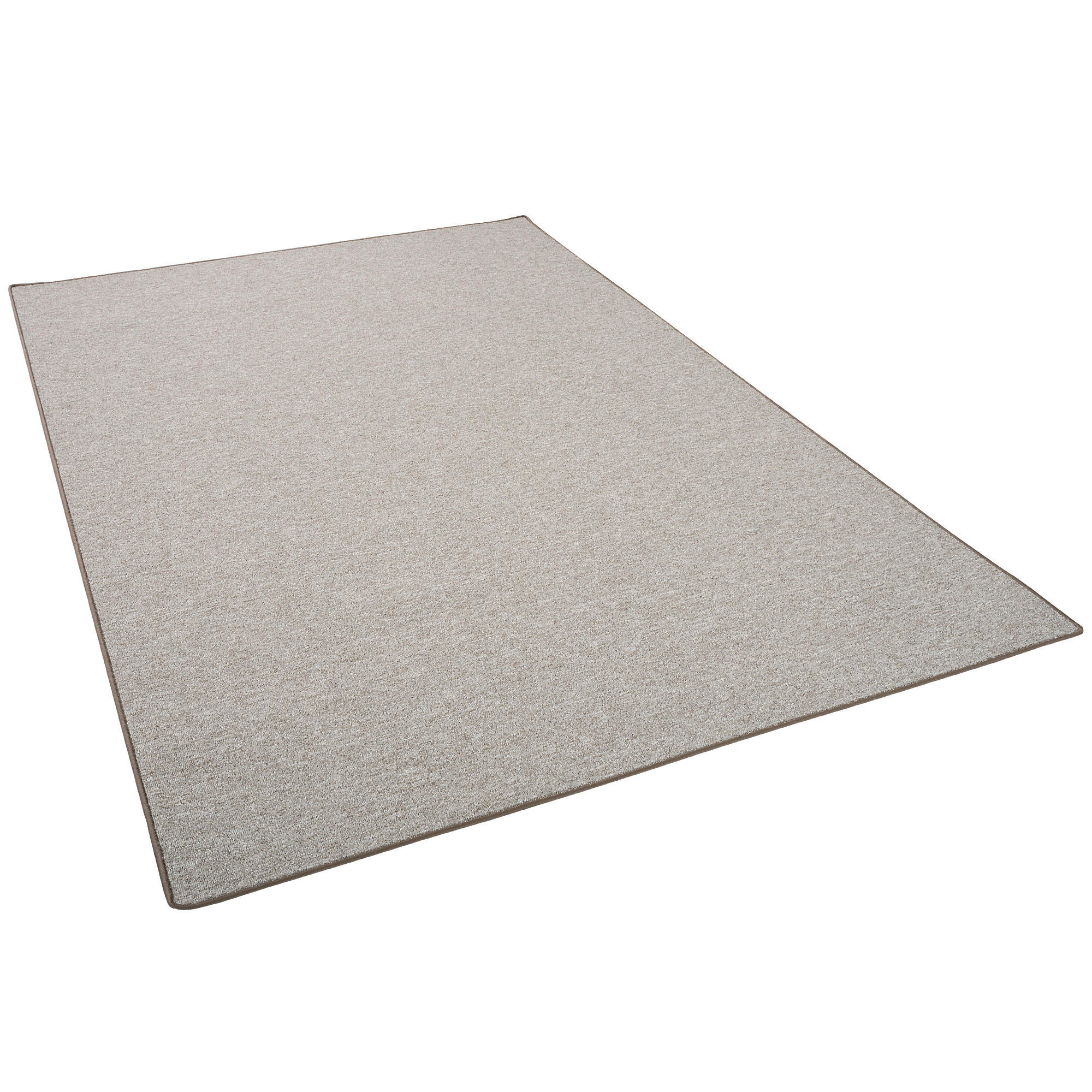 Thumbnail - Snapstyle Feinschlingen, Taupe, Textil, 133x133 cm, Teppiche & Böden, Teppiche