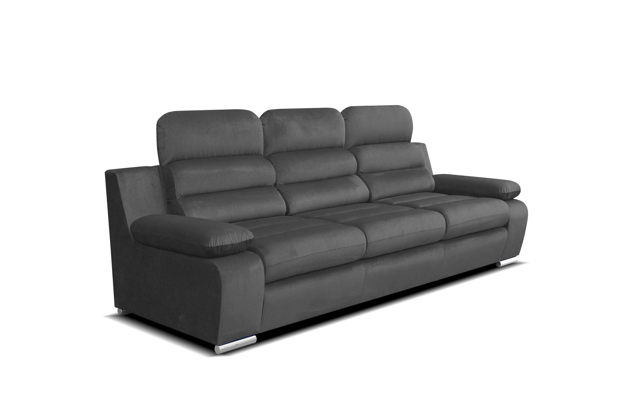Robin Schlafsofa Grau 238x95x96 cm