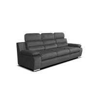SCHLAFSOFA AMBER Kronos-Stoff Grau - Grau, Holz (238/95/96cm) - Robin
