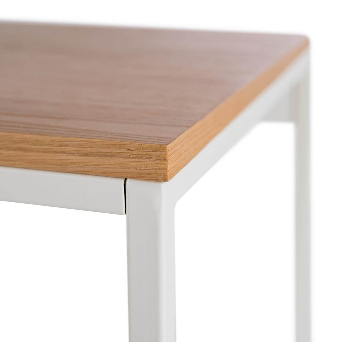 SCHREIBTISCH - Eichefarben, Holzwerkstoff/Metall (60/120/75cm) - home24