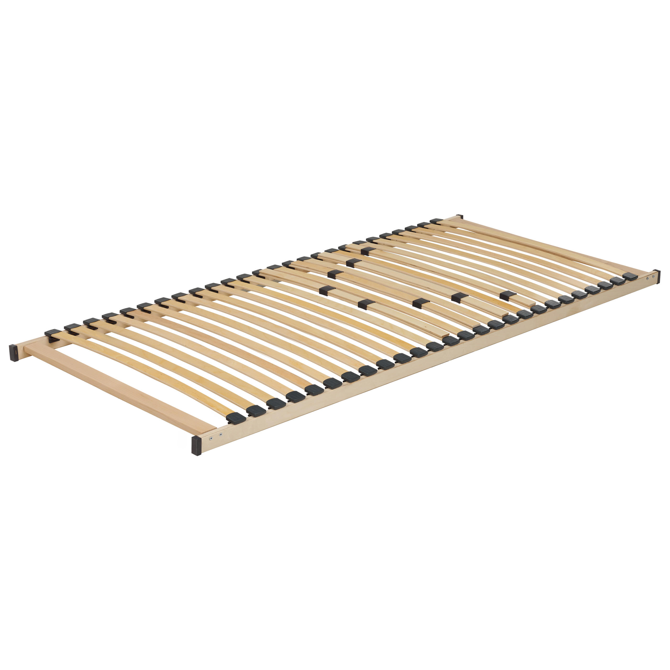 LATTENROST 90x200 cm Heller Holzfarbton Vouziers - Hellbraun, Holz (90/200cm) - Beliani