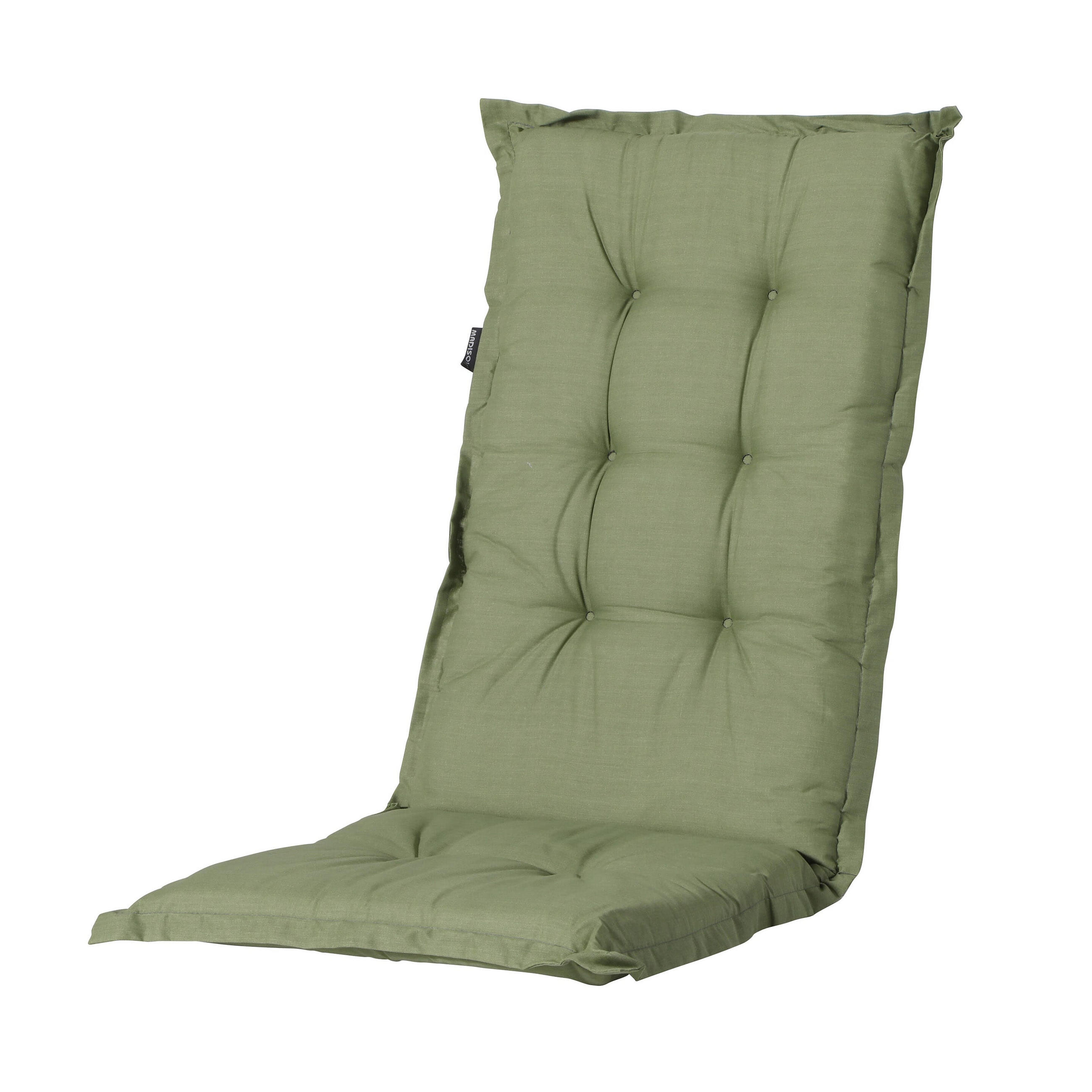 GARTENSTUHLKISSEN Basic 105/50 cm 4er-Set - Grün, Textil (50/6/105cm) - Madison