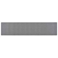 TEPPICHLÄUFER Dunkelgrau 50/250 Cm - Grau, Kunststoff (250/50cm) - vidaXL
