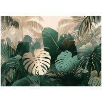 FOTOTAPETE Blätter Dschungel Grün 250x175 cm - Multicolor, Papier (250/175cm) - Wallarena