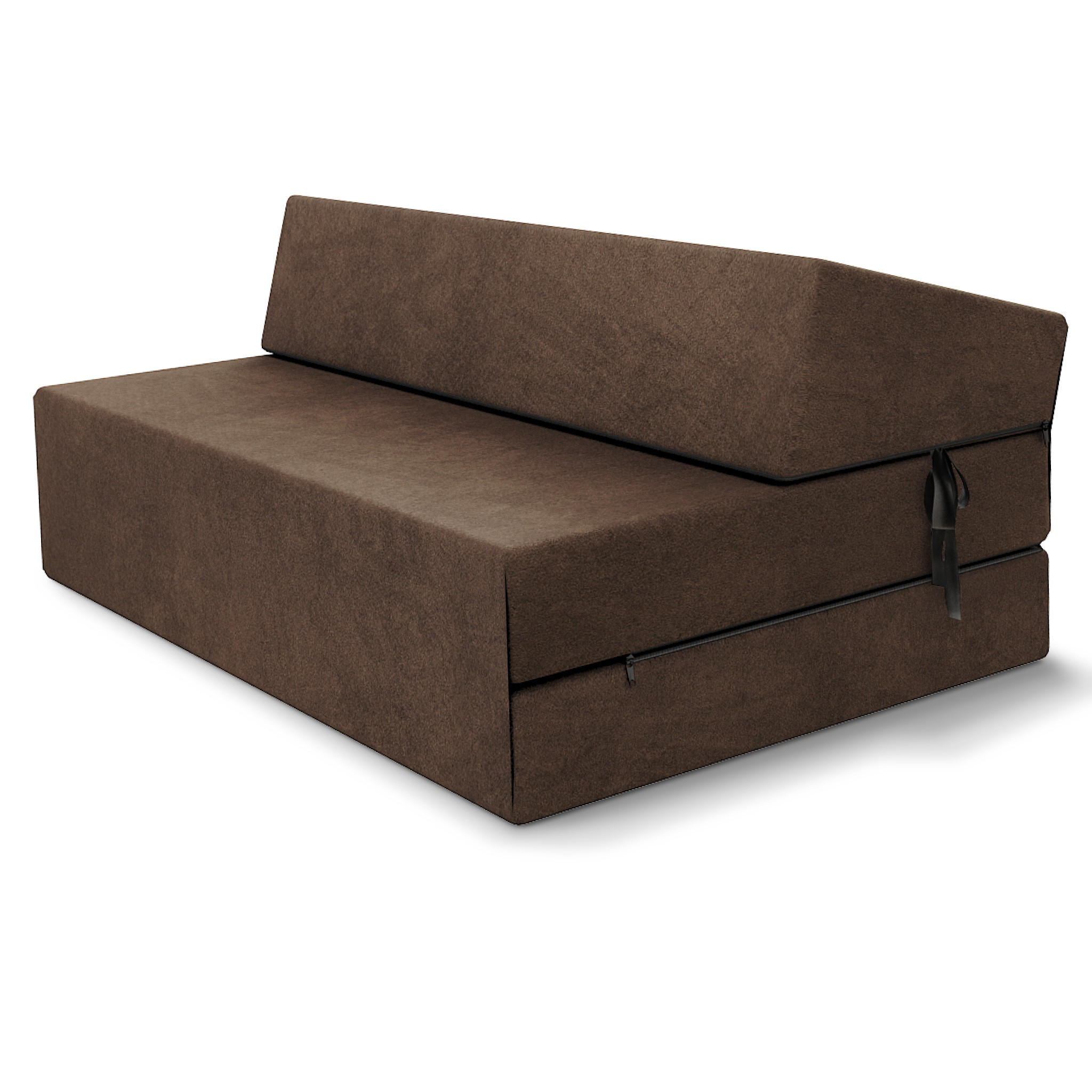 KLAPPMATRATZE SUZI MAXI - Braun, Textil (120/200cm) - FDM