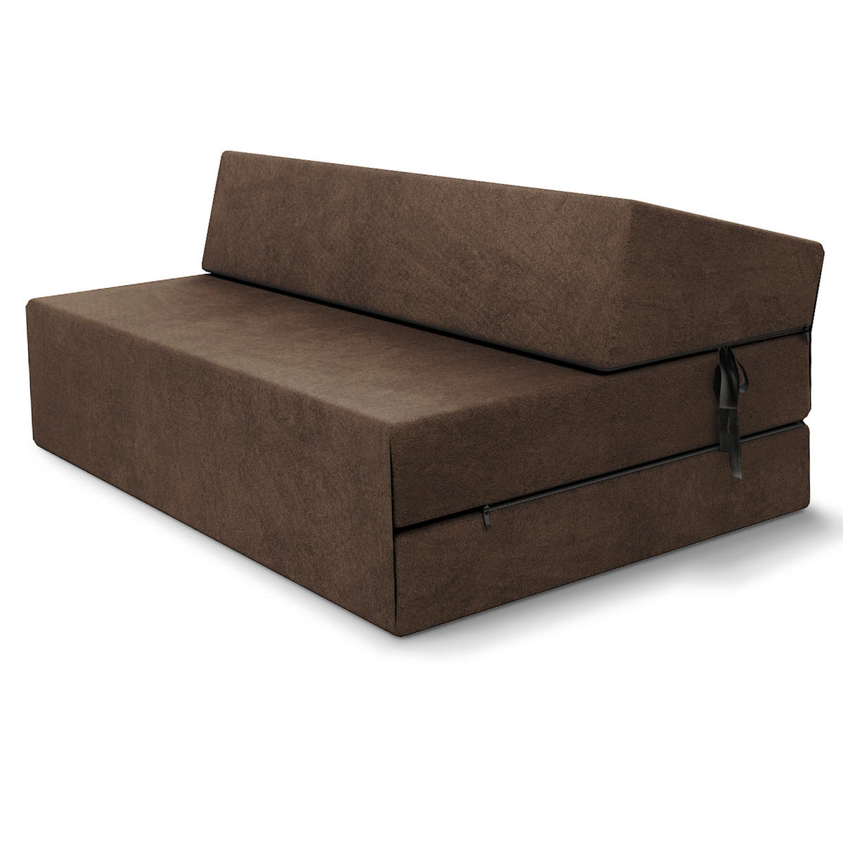 KLAPPMATRATZE SUZI MAXI - Braun, Textil (120/200cm) - FDM