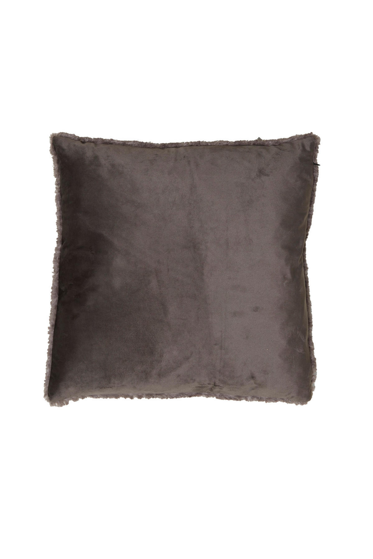 DEKOKISSEN Viterbo - Grau - 45/45/10 cm - Grau, Textil (45/45cm) - Light & Living