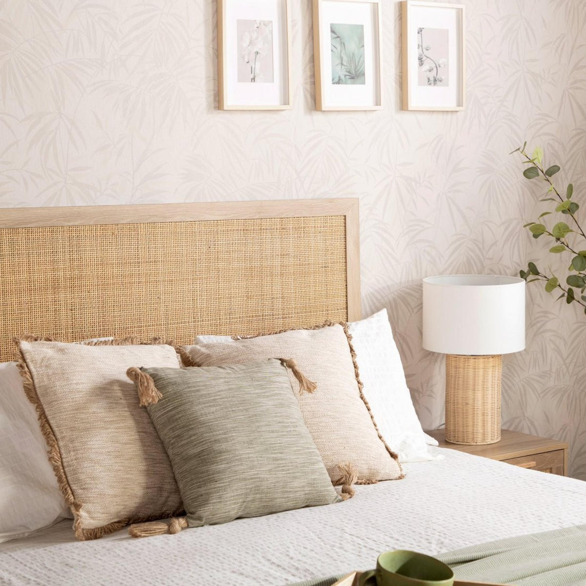 KOPFTEIL DOPPELTES Tahiti Natürlich 160 cm x 59 cm - Naturfarben, Naturmaterialien (160/2cm) - Klast Home