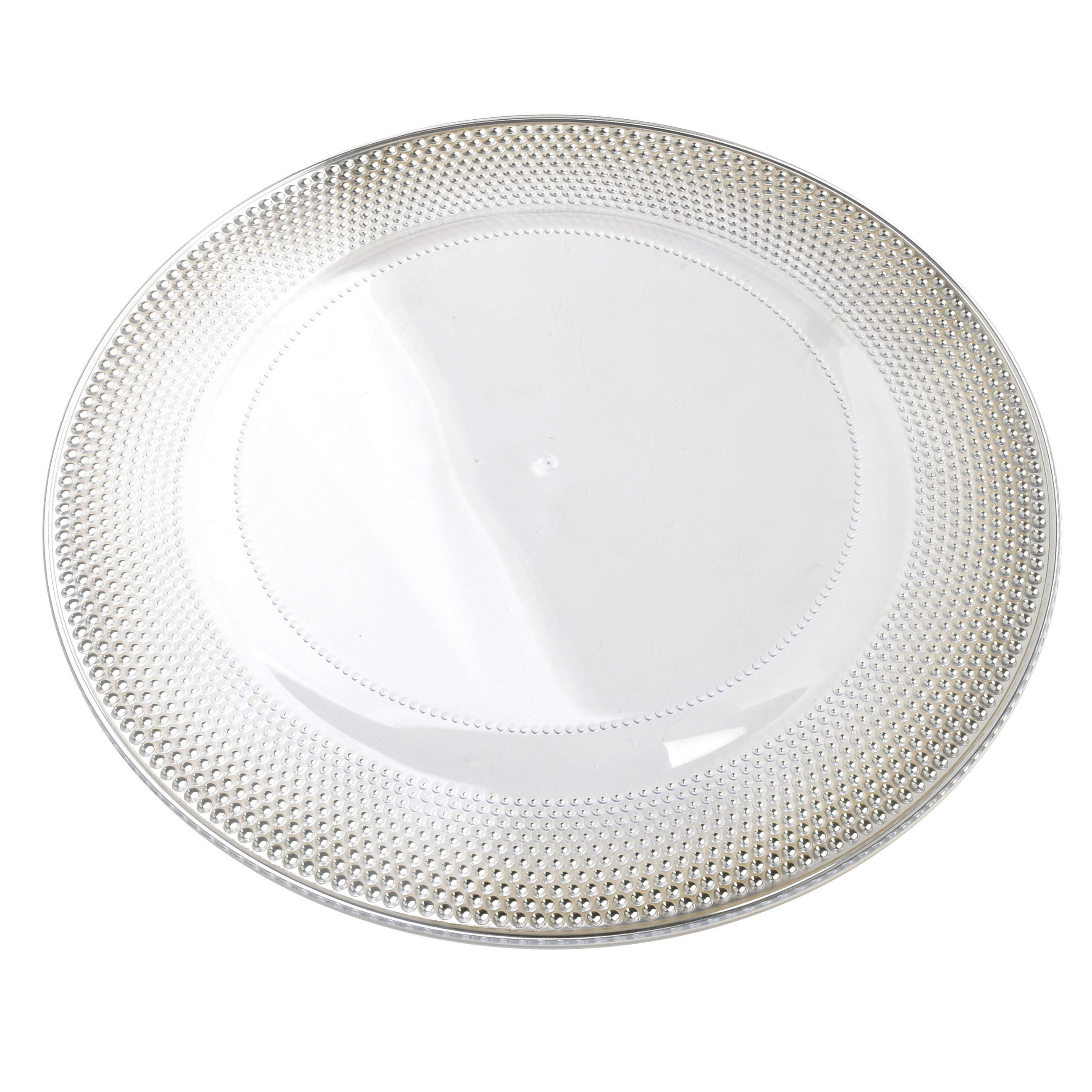 SERVIERTELLER Blanche Golden 33/33/1.5cm Plastik - Goldfarben, Kunststoff (33/1.5/33cm) - Mondex