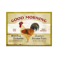 MAGNET 6/8 cm Animal Club Good Morning - Multicolor, Metall (8/6/0.1cm) - Nostalgic-Art