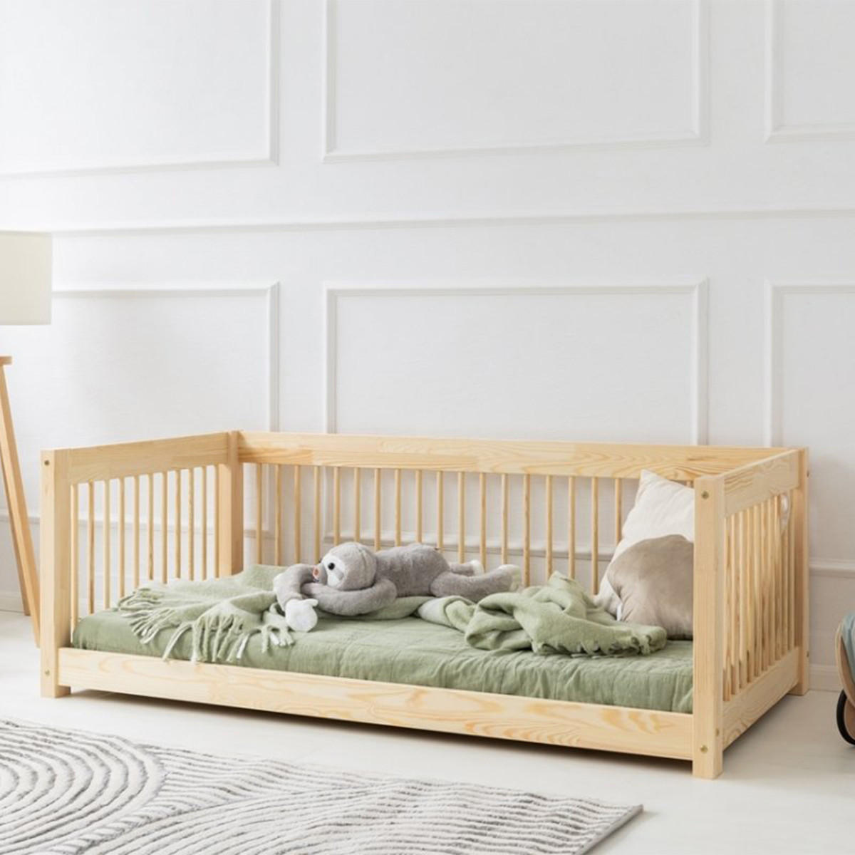 POSTEL 90/190 Perrine Přírodní dřevo - hnědá, dřevo (90/190cm) - Petits-meubles