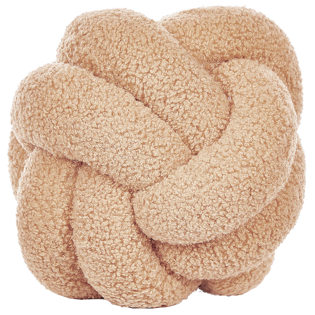 DEKOKISSEN Hellbeige 19/19 cm Malni - Beige, Textil (19/19cm) - Beliani