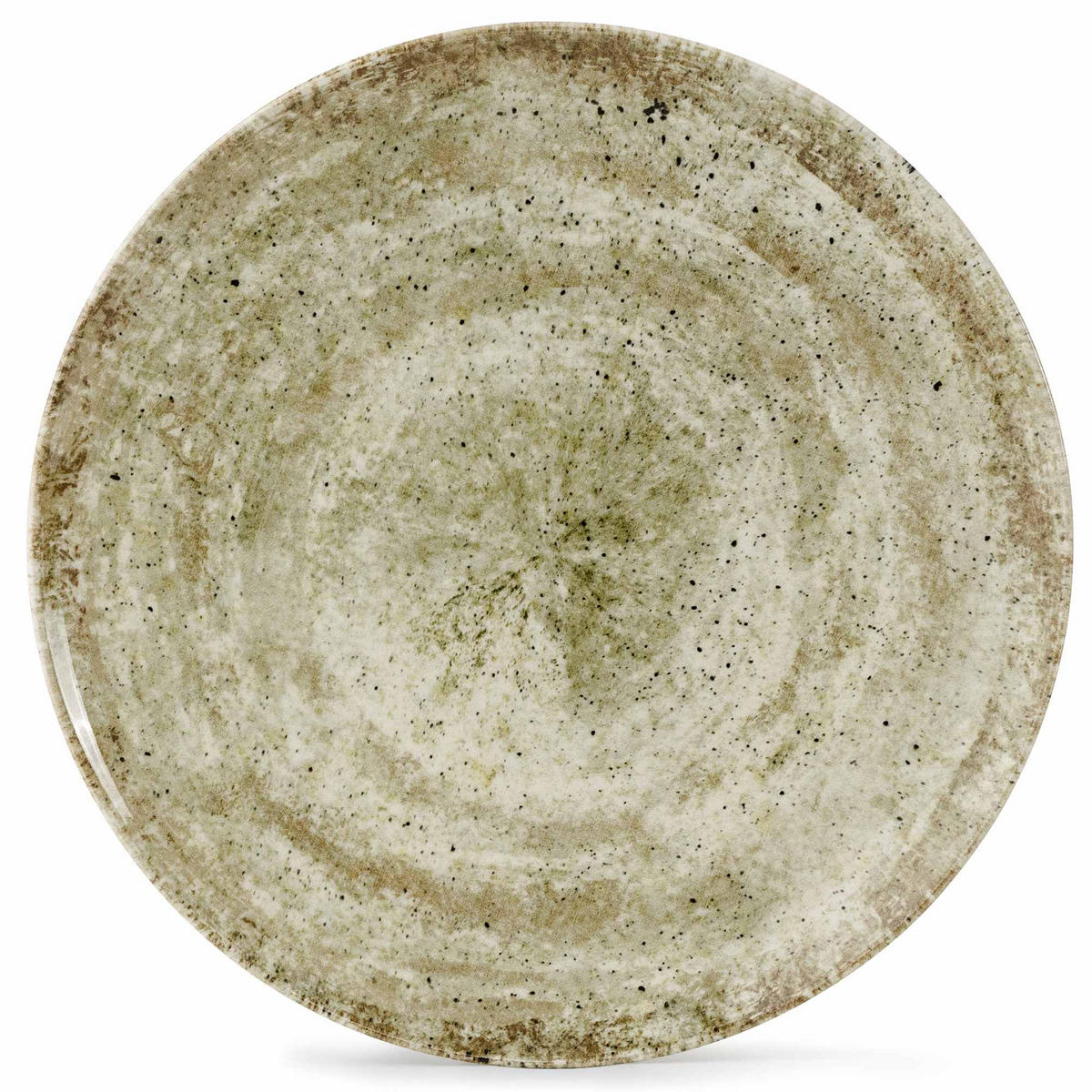 TELLER-SET ERATO 6-tlg Speiseteller Hartporzellan - Beige, Keramik (27.5/1/27.5cm) - KONSIMO®