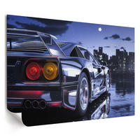 POSTER - 42x29 cm (A3) - Veil 21 - Sportwagen - Violett, Textil (42/29.7/0.1cm) - TULUP