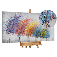 ÖLGEMÄLDE 140/70 cm - Multicolor, Holz/Textil (1.98/70cm) - KUNSTLOFT