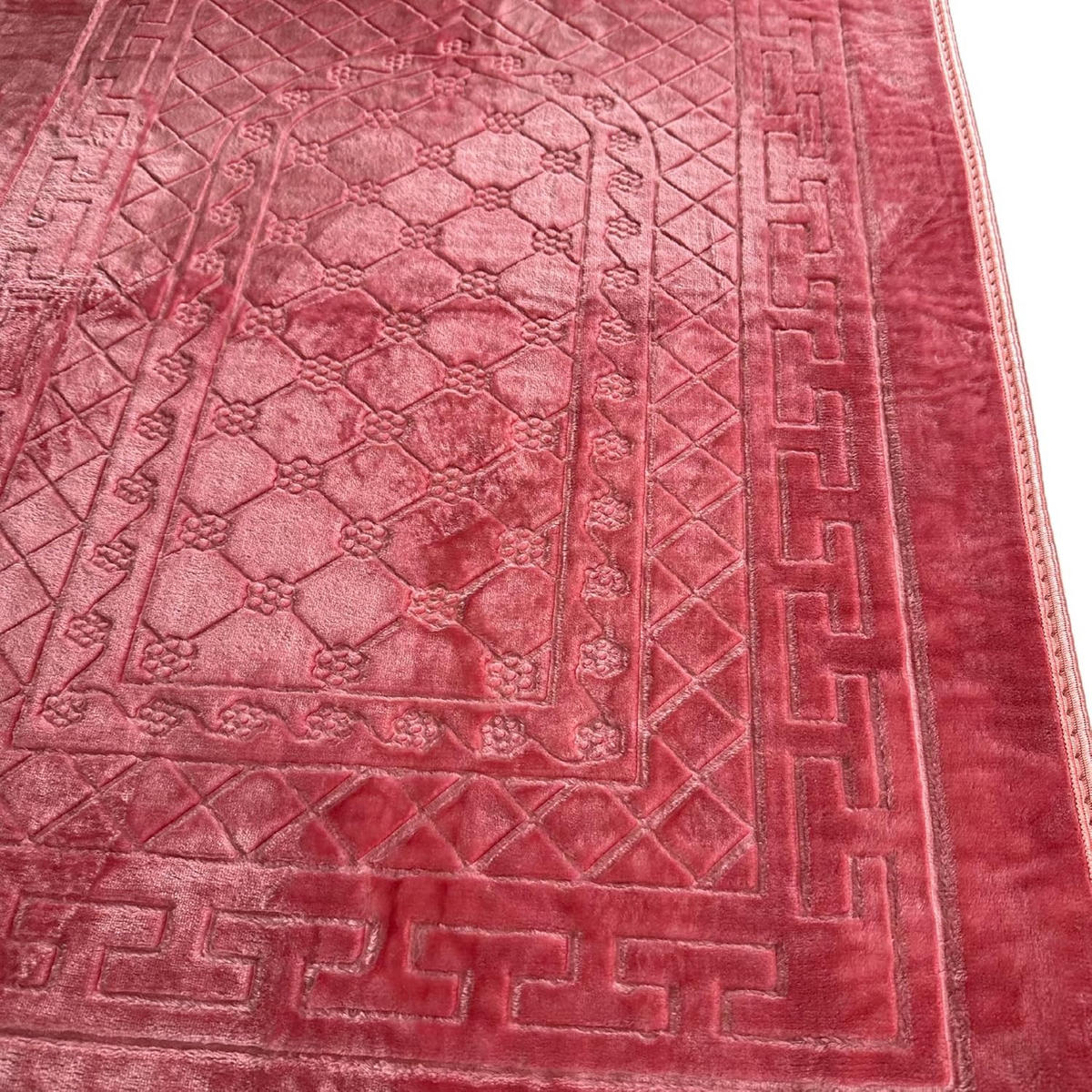 ORIENTTEPPICH Gebetsteppich Islam Seccade (Rosa) - Rosa, Textil (80/120cm) - Gowoll