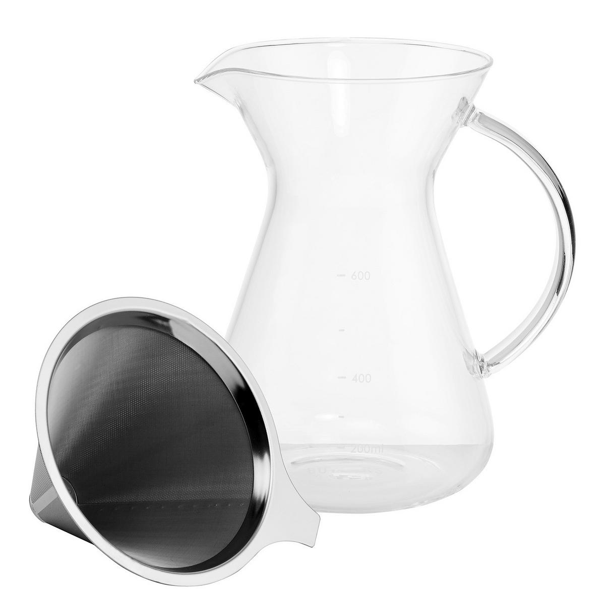 TROPFKARAFFE Slow Coffee - Transparent, Glas (11/18/13cm) - Butlers