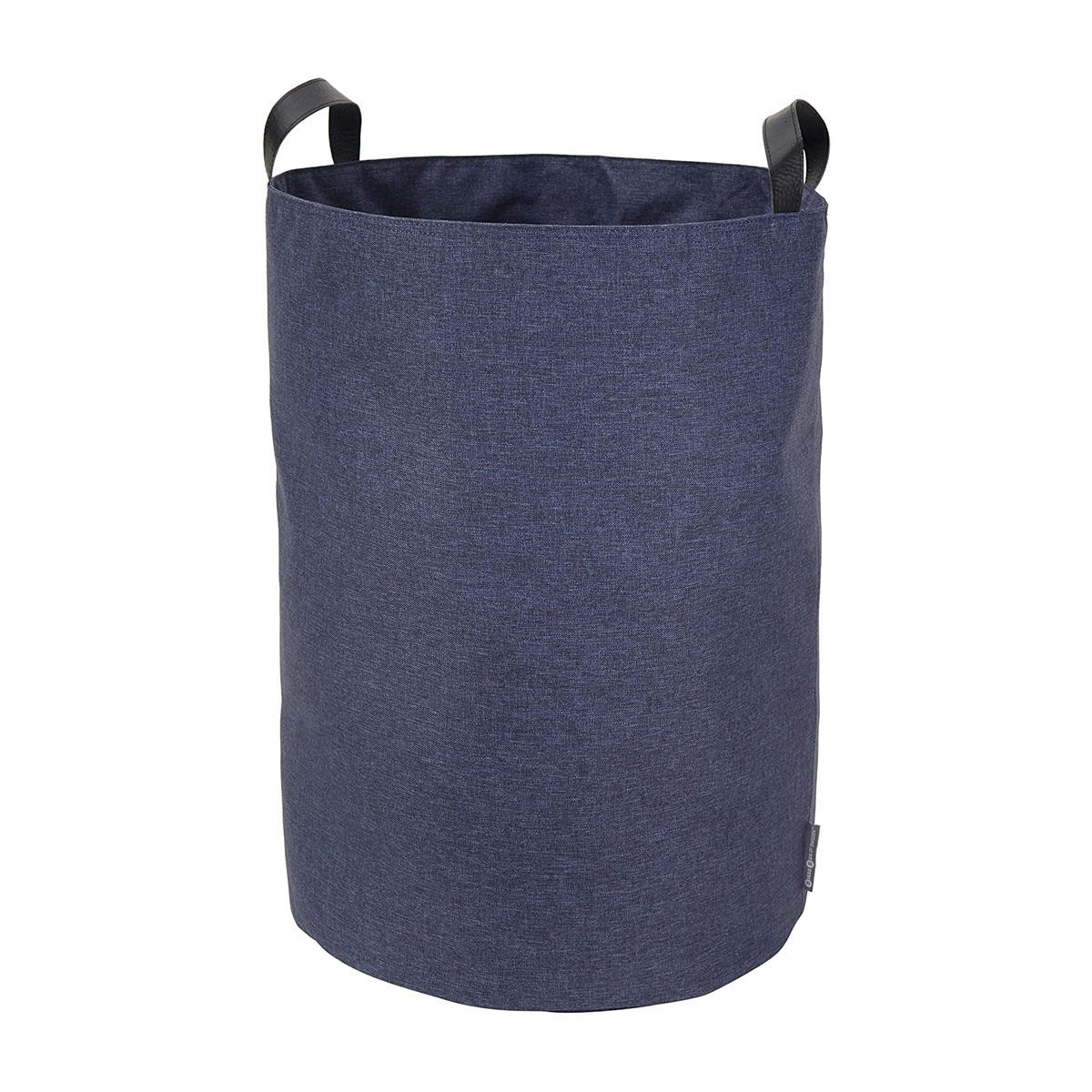 WÄSCHEKORB mit Griffen, Durchmesser 40 cm - Blau, Textil (40/55/40cm) - Calicosy