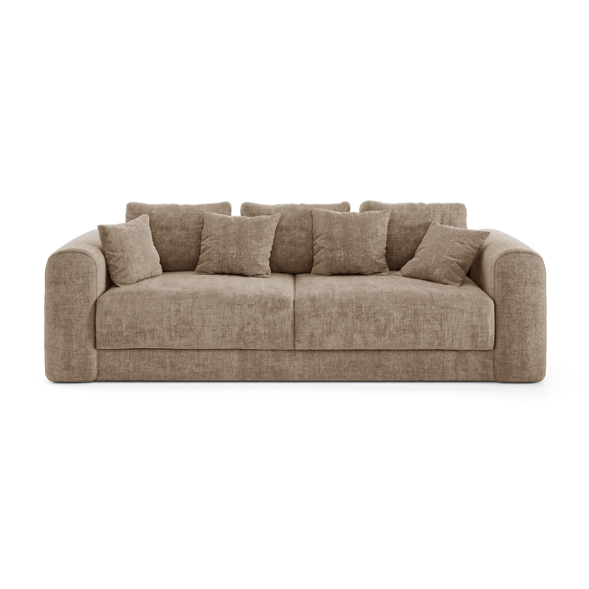 Sia Home Schlafsofa Taupe 250x90x95 cm
