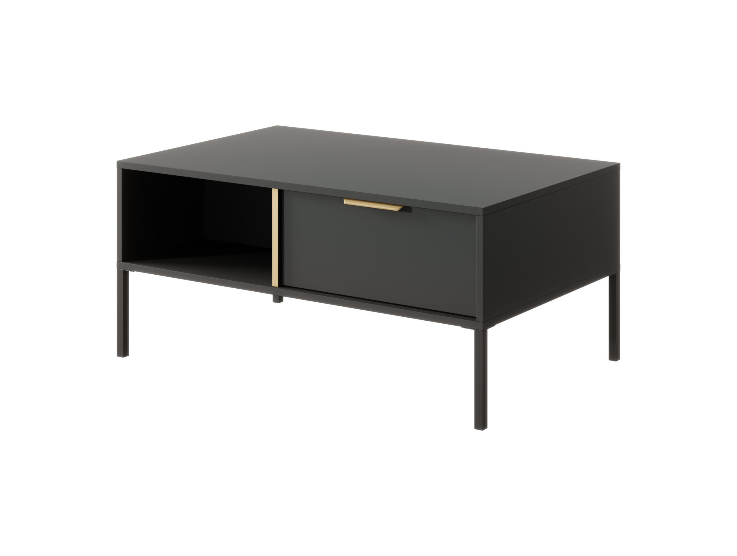 Bettso Couchtisch Anthrazit 96x44x60 cm