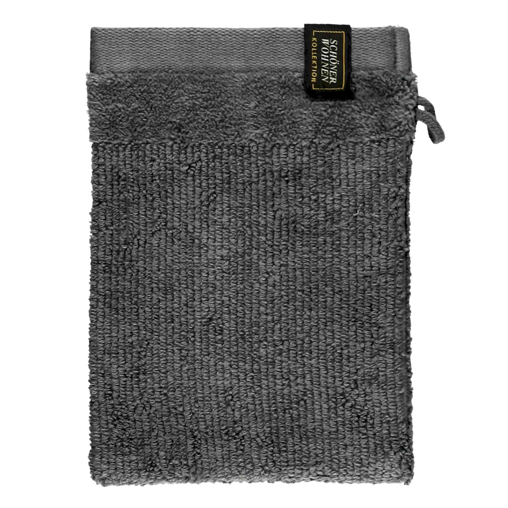 WASCHHANDSCHUH SENSE-6 - Anthrazit, Textil (16/21cm) - Schöner Wohnen