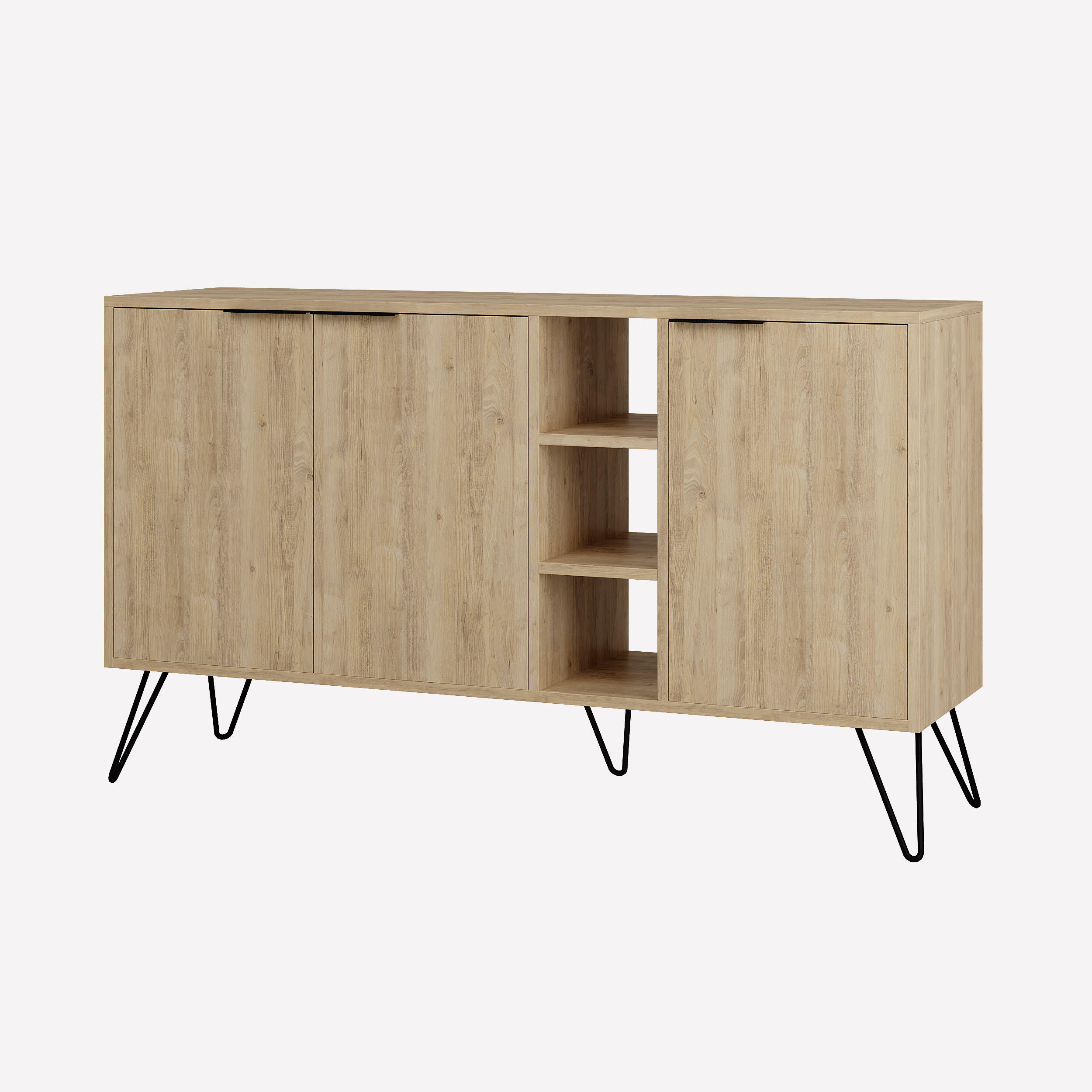 Decortie Sideboard Eiche 142x83x35.6 cm