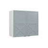 HÄNGESCHRANK Fame-Line Hellblau-grau 80 cm - Weiß/Hellblau, Holzwerkstoff (80/72/34.1cm) - Vicco