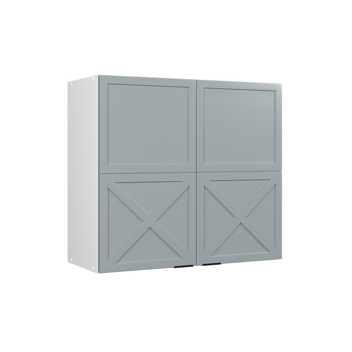 HÄNGESCHRANK Fame-Line Hellblau-grau 80 cm - Weiß/Hellblau, Holzwerkstoff (80/72/34.1cm) - Vicco