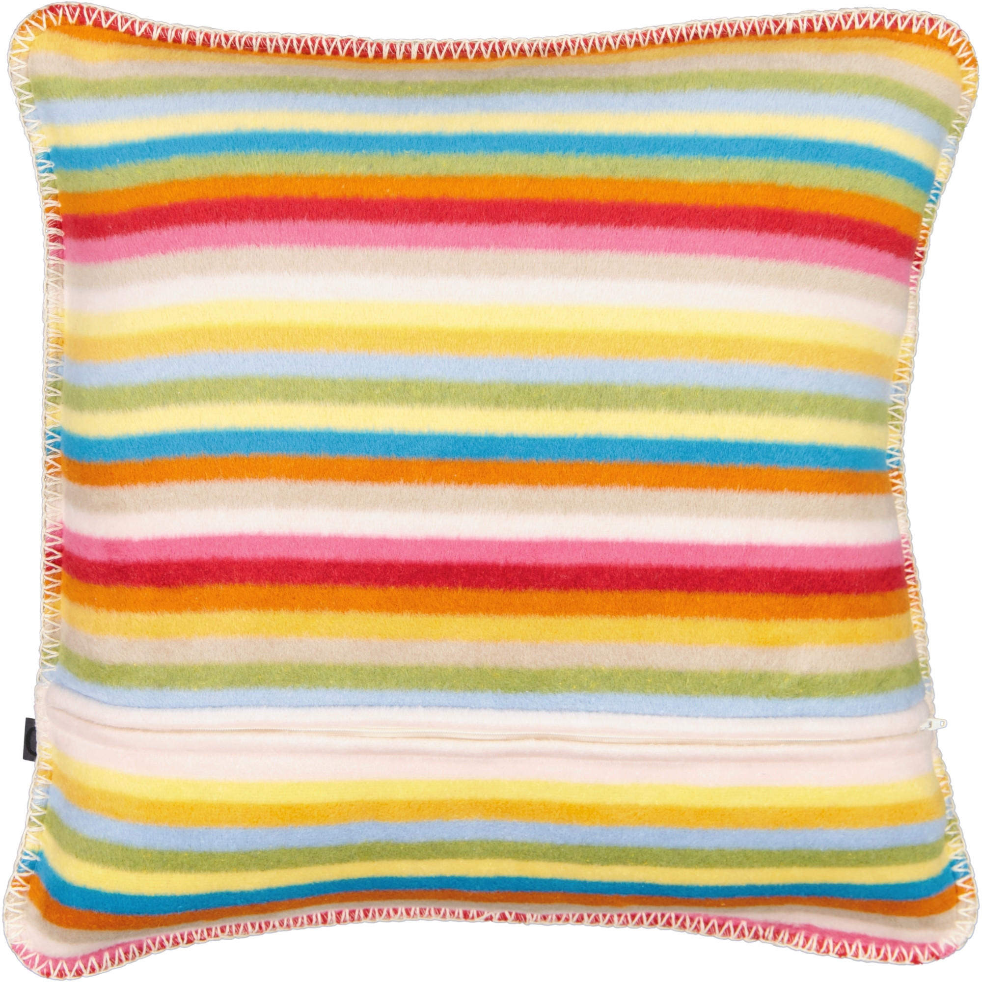 KISSENHÜLLEN LIFESTYLE STREIFEN 70080 MULTICOLOR - 25 - Multicolor, Textil (50/50cm) - Cawoe