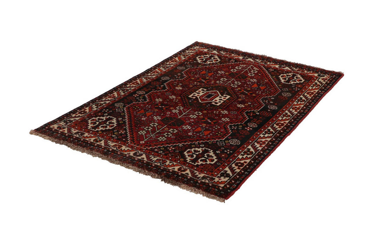 ORIENTTEPPICH handgeknüpft Gashgai Rot 152/103 cm Schurwolle - Rot, Textil (103/152cm) - Looma