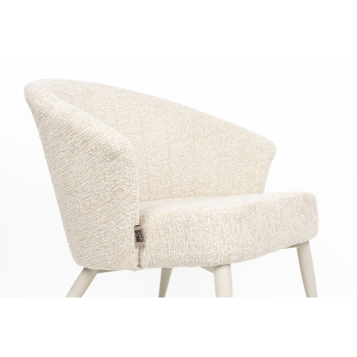 SESSEL Georgia Beige - Beige, Kunststoff (77/71/73.5cm) - Dutchbone