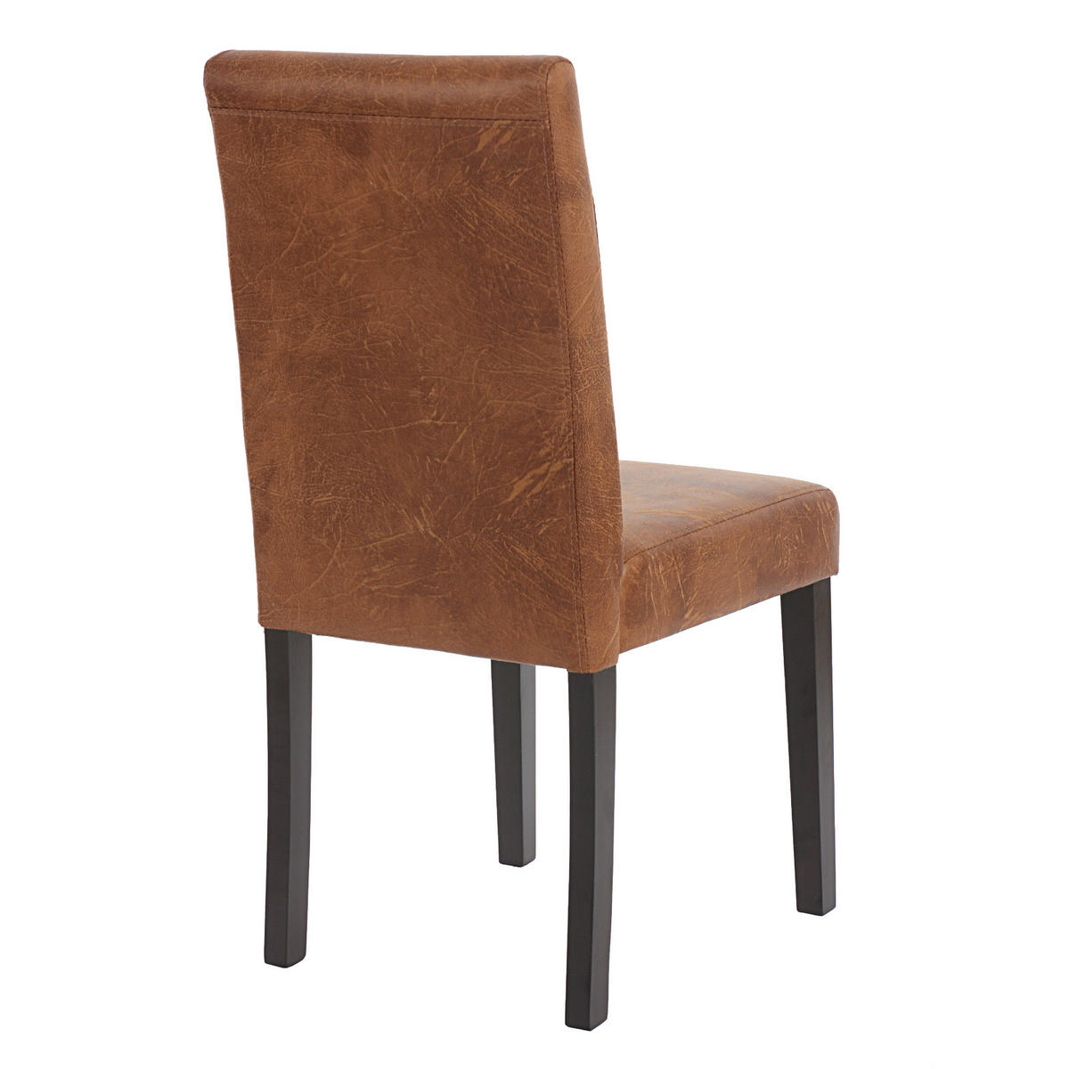 ESSZIMMERSTUHL TEXTIL Braun 6er-Set - Braun, Textil (43/90/56cm) - MCW