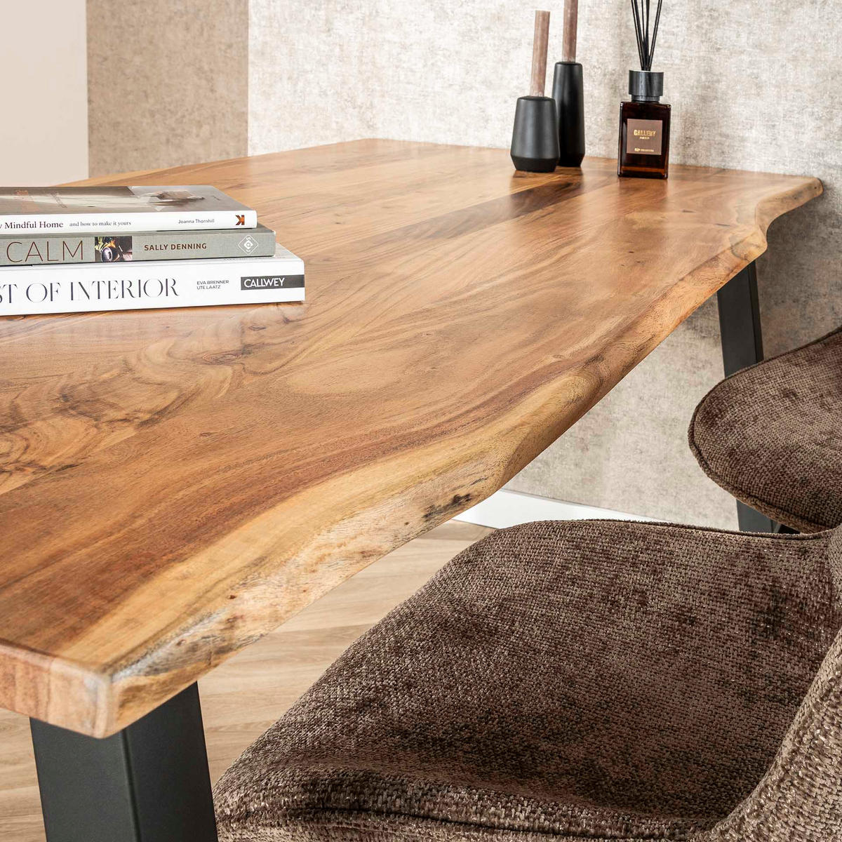 ESSTISCH Edge Braun 180/90/76 cm - Braun, Holz (180/90/76cm) - Hoyz Collection