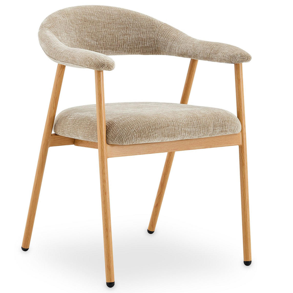 ESSZIMMERSTÜHLE ARLO 2er-Set beige - Beige, Textil (49/79/50cm) - IDIMEX