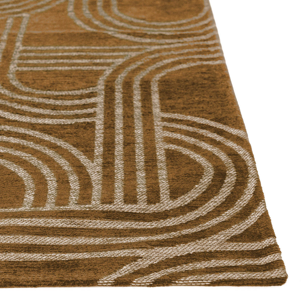 TEPPICH Disco Honey Cake 80/150 cm - Braun, Textil (80/150cm) - Lola&Moi