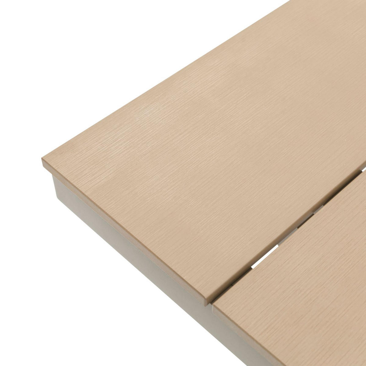 GARTENTISCH ISOLA - Hellbraun, Metall (89/150/76cm) - IDIMEX